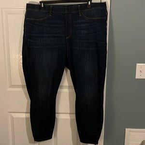 24w judy blue dark rinse pull on jegging. High waist skinny fit